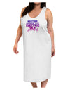 Electric Sky Color Adult Tank Top Dress Night Shirt-Night Shirt-TooLoud-White-One-Size-Adult-Davson Sales