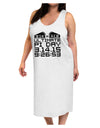 Ultimate Pi Day Design - Mirrored Pies Adult Tank Top Dress Night Shirt by TooLoud-Night Shirt-TooLoud-White-One-Size-Davson Sales