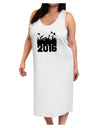 Current Year Graduation BnW Adult Tank Top Dress Night Shirt-Night Shirt-TooLoud-White-One-Size-Adult-Davson Sales