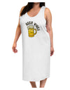Beer Vibes Adult Tank Top Dress Night Shirt-Night Shirt-TooLoud-White-One-Size-Adult-Davson Sales