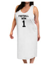 Football Mom Jersey Adult Tank Top Dress Night Shirt-Night Shirt-TooLoud-White-One-Size-Adult-Davson Sales