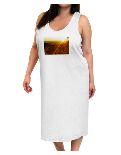 Colorado Sunset Adult Tank Top Dress Night Shirt-Night Shirt-TooLoud-White-One-Size-Adult-Davson Sales