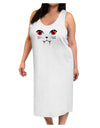 Vamp Kitty Adult Tank Top Dress Night Shirt-Night Shirt-TooLoud-White-One-Size-Adult-Davson Sales