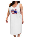 Rollin' With Ben Adult Tank Top Dress Night Shirt-Night Shirt-TooLoud-White-One-Size-Adult-Davson Sales