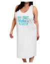 My First Mother's Day - Baby Feet - Blue Adult Tank Top Dress Night Shirt by TooLoud-Night Shirt-TooLoud-White-One-Size-Davson Sales