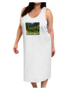 Beautiful Cliffs Colorado Adult Tank Top Dress Night Shirt by-Night Shirt-TooLoud-White-One-Size-Adult-Davson Sales