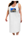 Colorado Snowy Mountains Cutout Adult Tank Top Dress Night Shirt-Night Shirt-TooLoud-White-One-Size-Adult-Davson Sales