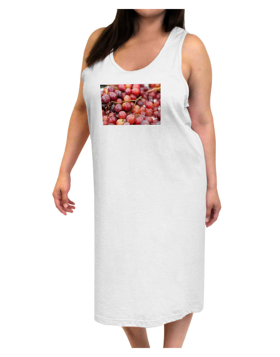 Buy Local - Grapes Adult Tank Top Dress Night Shirt-Night Shirt-TooLoud-White-One-Size-Adult-Davson Sales