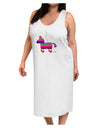 Colorful Hanging Pinata Design Adult Tank Top Dress Night Shirt by TooLoud-Night Shirt-TooLoud-White-One-Size-Davson Sales