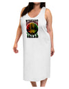 Midnight Toker Marijuana Adult Tank Top Dress Night Shirt-Night Shirt-TooLoud-White-One-Size-Adult-Davson Sales