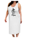 Talkin Like a Pilgrim Adult Tank Top Dress Night Shirt-Night Shirt-TooLoud-White-One-Size-Adult-Davson Sales