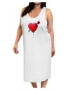 Shot Through the Heart Bleeding Adult Tank Top Dress Night Shirt by-Night Shirt-TooLoud-White-One-Size-Adult-Davson Sales