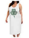 Celtic Knot Irish Shamrock Adult Tank Top Dress Night Shirt-Night Shirt-TooLoud-White-One-Size-Davson Sales