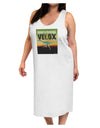 Ornithomimus Velox - With Name Adult Tank Top Dress Night Shirt by TooLoud-Night Shirt-TooLoud-White-One-Size-Davson Sales