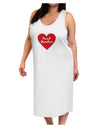 Proud Grandma Heart Adult Tank Top Dress Night Shirt-Night Shirt-TooLoud-White-One-Size-Adult-Davson Sales