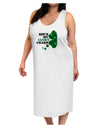 She's My Lucky Charm - Left Adult Tank Top Dress Night Shirt-Night Shirt-TooLoud-White-One-Size-Adult-Davson Sales