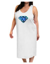 Space Diamond Adult Tank Top Dress Night Shirt-Night Shirt-TooLoud-White-One-Size-Adult-Davson Sales