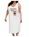 Eggnog Me Adult Tank Top Dress Night Shirt-Night Shirt-TooLoud-White-One-Size-Adult-Davson Sales