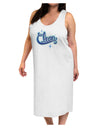 Clean Text Adult Tank Top Dress Night Shirt-Night Shirt-TooLoud-White-One-Size-Adult-Davson Sales