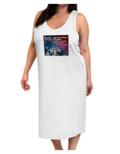 Something Incredible Adult Tank Top Dress Night Shirt-Night Shirt-TooLoud-White-One-Size-Davson Sales