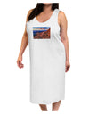 Colorado Mtn Sunset Adult Tank Top Dress Night Shirt-Night Shirt-TooLoud-White-One-Size-Adult-Davson Sales