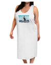 Mexico - Whale Watching Cut-out Adult Tank Top Dress Night Shirt-Night Shirt-TooLoud-White-One-Size-Adult-Davson Sales