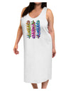 Magic Feathers Adult Tank Top Dress Night Shirt-Night Shirt-TooLoud-White-One-Size-Adult-Davson Sales