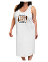 Leg Day - Turkey Leg Adult Tank Top Dress Night Shirt-Night Shirt-TooLoud-White-One-Size-Adult-Davson Sales