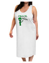 Peace Man Alien Adult Tank Top Dress Night Shirt