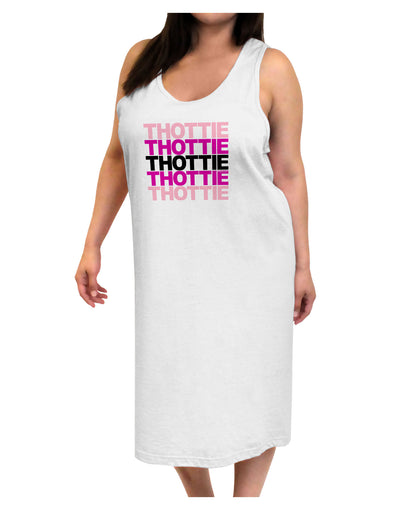 THOTTIE Adult Tank Top Dress Night Shirt-Night Shirt-TooLoud-White-One-Size-Adult-Davson Sales