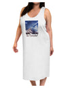 Go Outside Mountain Adult Tank Top Dress Night Shirt by TooLoud-Night Shirt-TooLoud-White-One-Size-Davson Sales