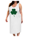 Traditional Irish Shamrock Adult Tank Top Dress Night Shirt-Night Shirt-TooLoud-White-One-Size-Davson Sales