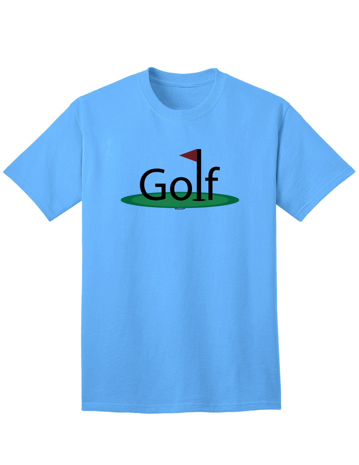 Premium Golf Apparel for Adults-Mens T-shirts-TooLoud-Aquatic-Blue-Small-Davson Sales
