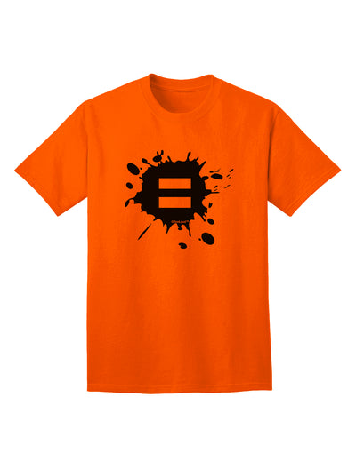 Stylish and Vibrant Equal Paint Splatter Adult T-Shirt by TooLoud-Mens T-shirts-TooLoud-Orange-Small-Davson Sales