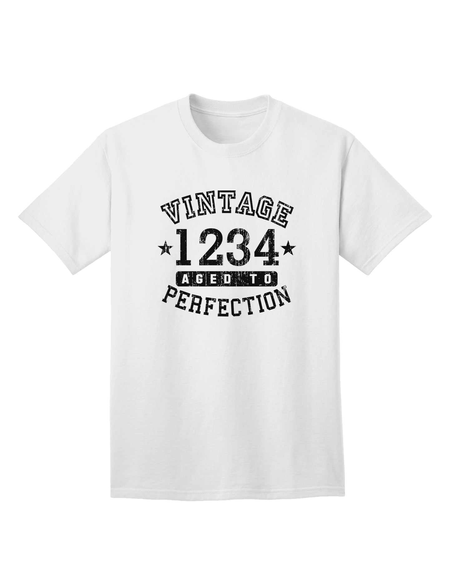 Customized Retro Birth Year Worn-In Tee for Adults, exclusively by TooLoud-Mens T-shirts-TooLoud-White-Small-Davson Sales