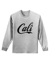 California Republic Design - Cali Adult Long Sleeve Shirt by TooLoud-Long Sleeve Shirt-TooLoud-AshGray-Small-Davson Sales