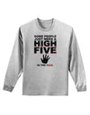 High Five In The Face Adult Long Sleeve Shirt-Long Sleeve Shirt-TooLoud-AshGray-Small-Davson Sales