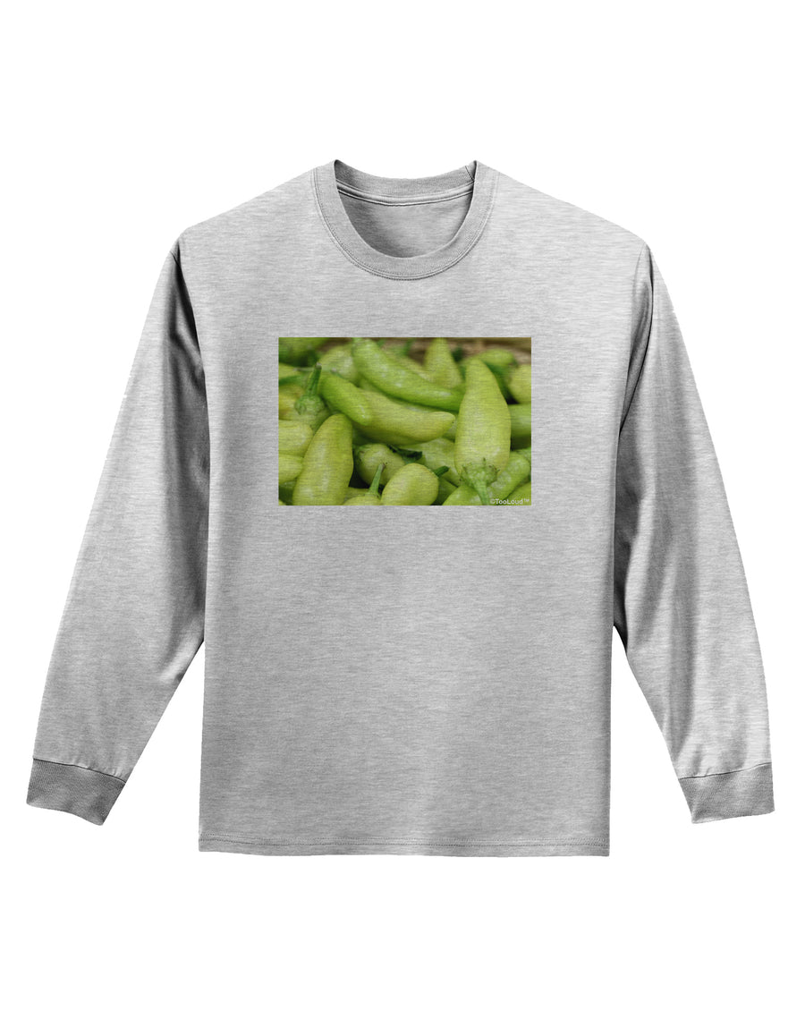 Buy Local - Jalapenos Adult Long Sleeve Shirt-Long Sleeve Shirt-TooLoud-White-Small-Davson Sales