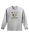 Cutsie Cartel Text Adult Long Sleeve Shirt-Long Sleeve Shirt-TooLoud-AshGray-Small-Davson Sales