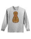 Cute Gingerbread Matryoshka Nesting Doll - Christmas Adult Long Sleeve Shirt-Long Sleeve Shirt-TooLoud-AshGray-Small-Davson Sales