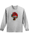 Tattoo Heart Grandpa Adult Long Sleeve Shirt-Long Sleeve Shirt-TooLoud-AshGray-Small-Davson Sales