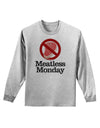 Meatless Monday Adult Long Sleeve Shirt by TooLoud-Long Sleeve Shirt-TooLoud-AshGray-Small-Davson Sales