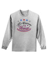 All-American Woman Adult Long Sleeve Shirt-Long Sleeve Shirt-TooLoud-AshGray-Small-Davson Sales