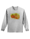 Fall Pumpkin Scene Adult Long Sleeve Shirt-Long Sleeve Shirt-TooLoud-AshGray-Small-Davson Sales