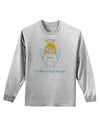 I've Been An Angel This Year Cute Christmas Angel Adult Long Sleeve Shirt-Long Sleeve Shirt-TooLoud-AshGray-Small-Davson Sales