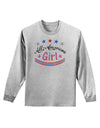 All-American Girl Adult Long Sleeve Shirt-Long Sleeve Shirt-TooLoud-AshGray-Small-Davson Sales