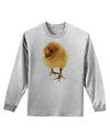 Fluffy Chick Adult Long Sleeve Shirt-Long Sleeve Shirt-TooLoud-AshGray-Small-Davson Sales