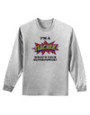 Teacher - Superpower Adult Long Sleeve Shirt-Long Sleeve Shirt-TooLoud-AshGray-Small-Davson Sales