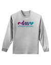 EDM Heart Adult Long Sleeve Shirt-Long Sleeve Shirt-TooLoud-AshGray-Small-Davson Sales