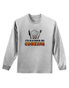 I'd Rather Be Cooking Adult Long Sleeve Shirt-Long Sleeve Shirt-TooLoud-AshGray-Small-Davson Sales